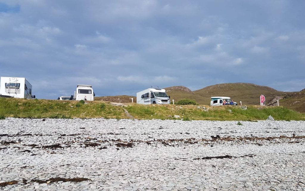 Campsite on a South Wales Road Trip